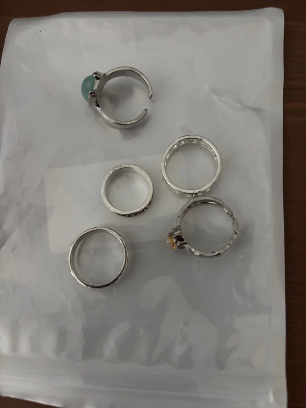 Silver Ring Bundle! Women's Stackable Rings - Picture 8 of 8